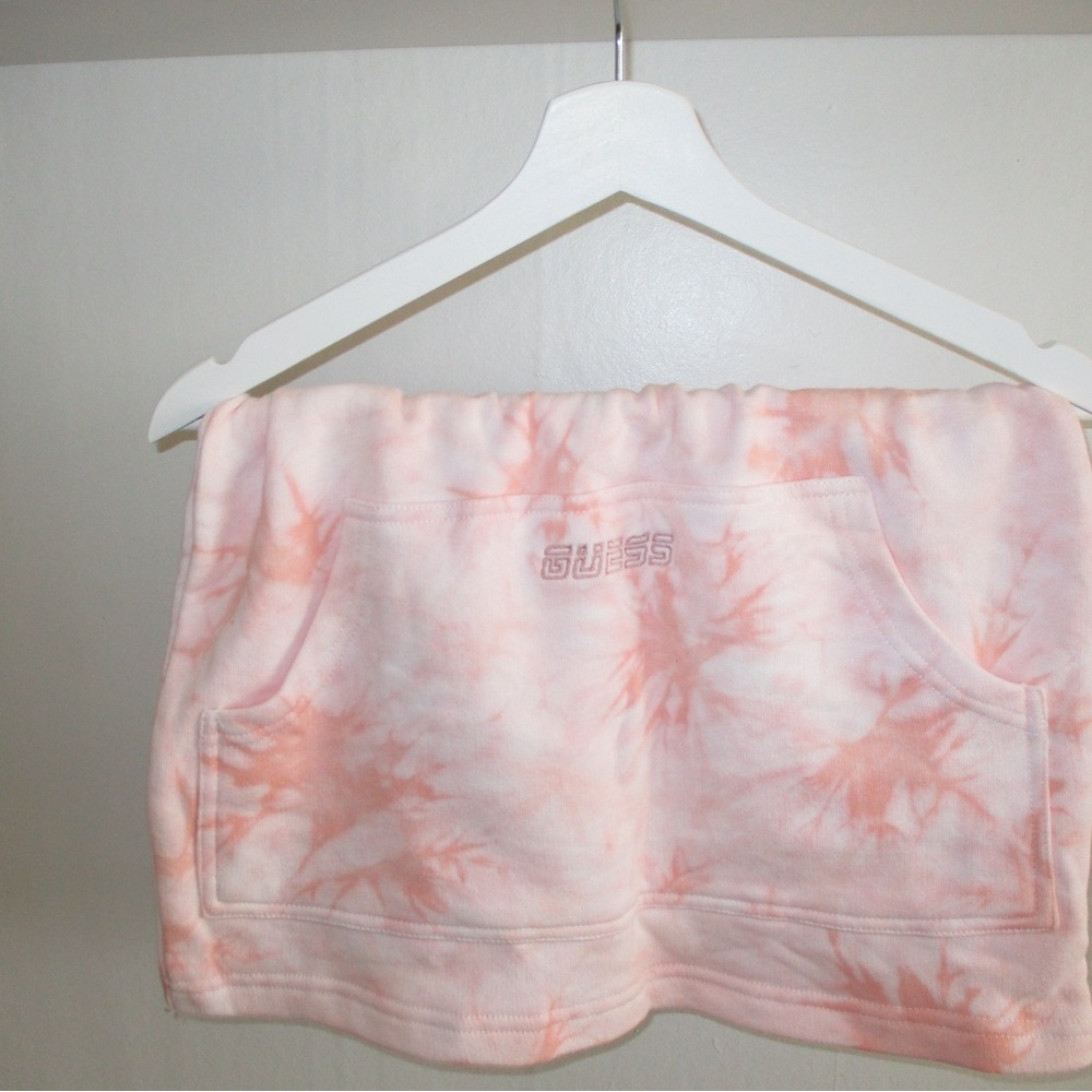 Guess Peach Tie-Dye Mini Skirt - Picture 2 of 2